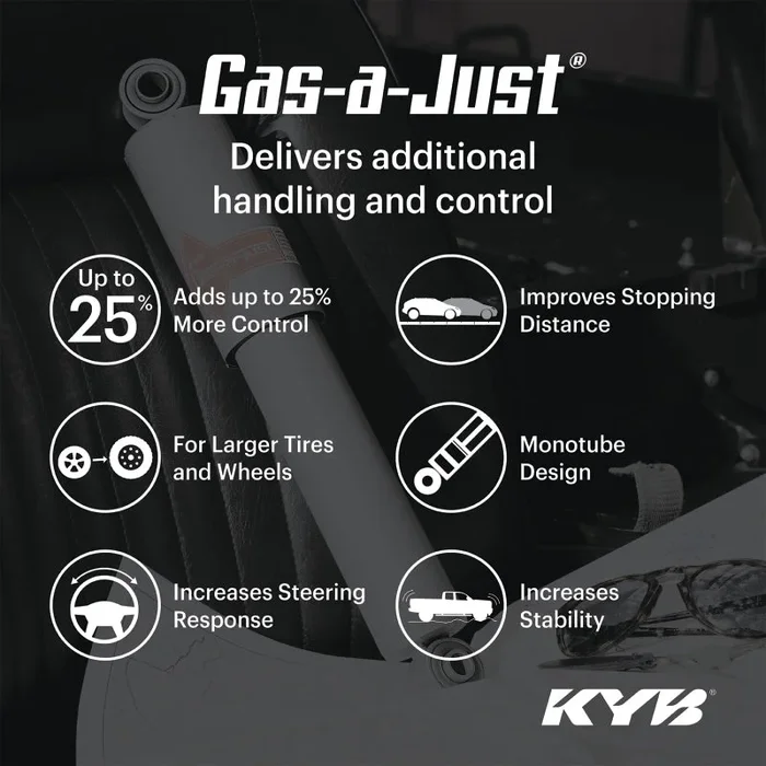 KYB 19-23 Ford Ranger Gas-A-Just Gas Strut – Front