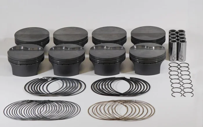 Mahle MS Piston Set GM LSX 364cid 4.000×1.330CH 3.622 Stk 6.098 Rod .945 Pin -5.8cc 9.9CR – Set of 8
