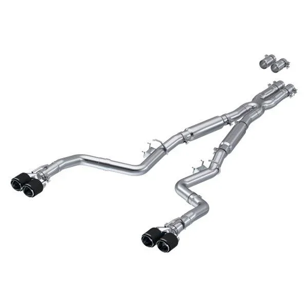 MBRP Exhaust Dodge Challenger 6.2L / 6.4L HEMI (15-23) Street Catback w/ Carbon Fiber or Polished Tips
