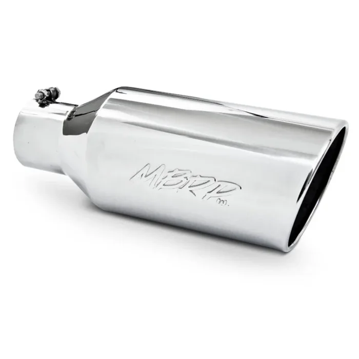 MBRP Universal Tip 7inch O.D. Rolled End 4inch inlet 18inch length – T304 (SINGLE TIP)