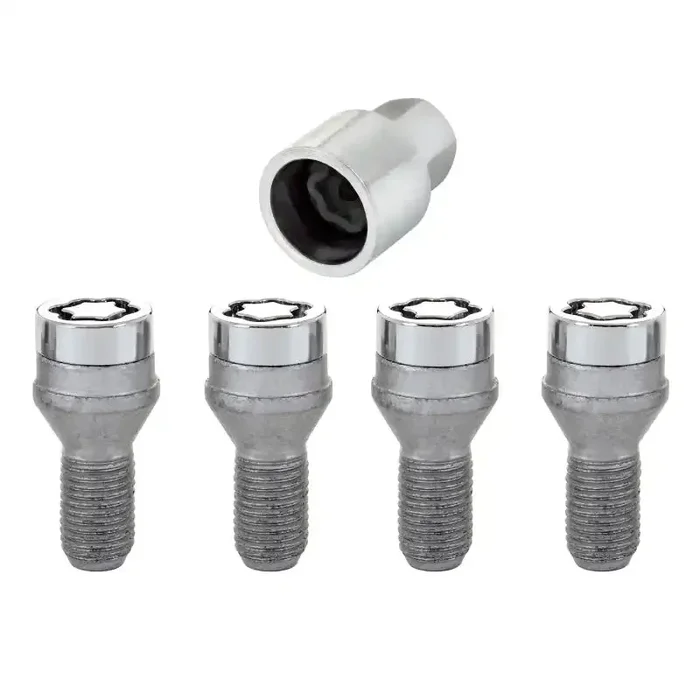 McGard Wheel Lock Bolt Set – 4pk. (Cone Seat) M12X1.5 / 17mm Hex 22.2mm Shank Length Chrome
