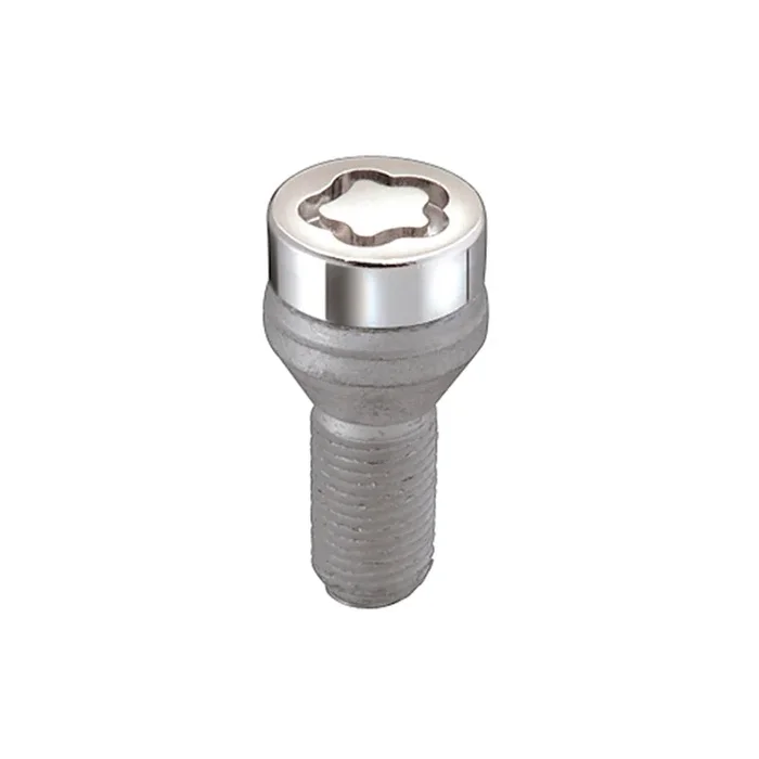 McGard Wheel Lock Bolt Set – 4pk. (Cone Seat) M12X1.5 / 17mm Hex / 49.2mm Shank Length – Chrome