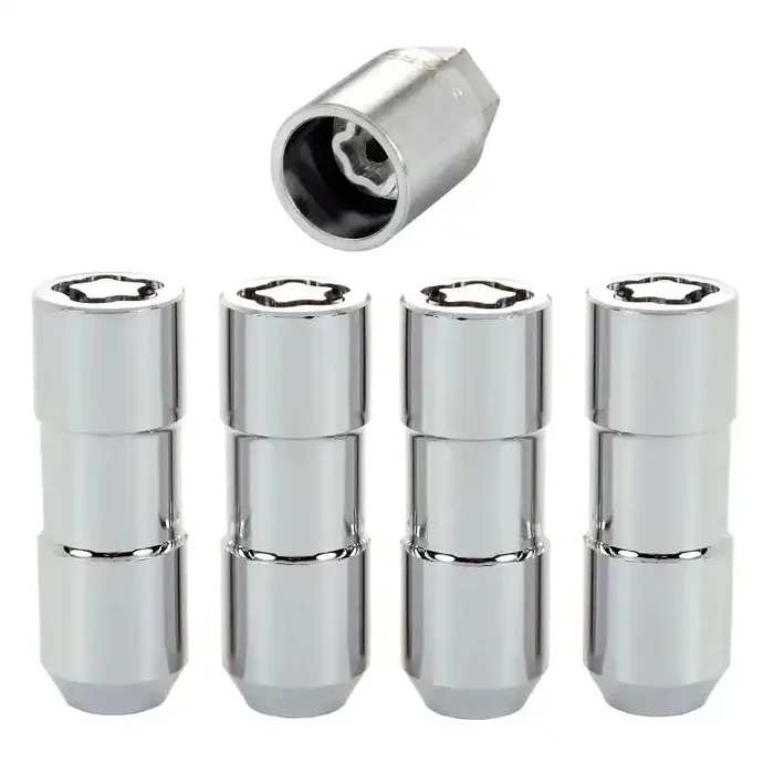 McGard Wheel Lock Nut Set – 4pk. (Cone Seat Duplex) 9/16-18 / 7/8 Hex 2.5in. Length Chrome