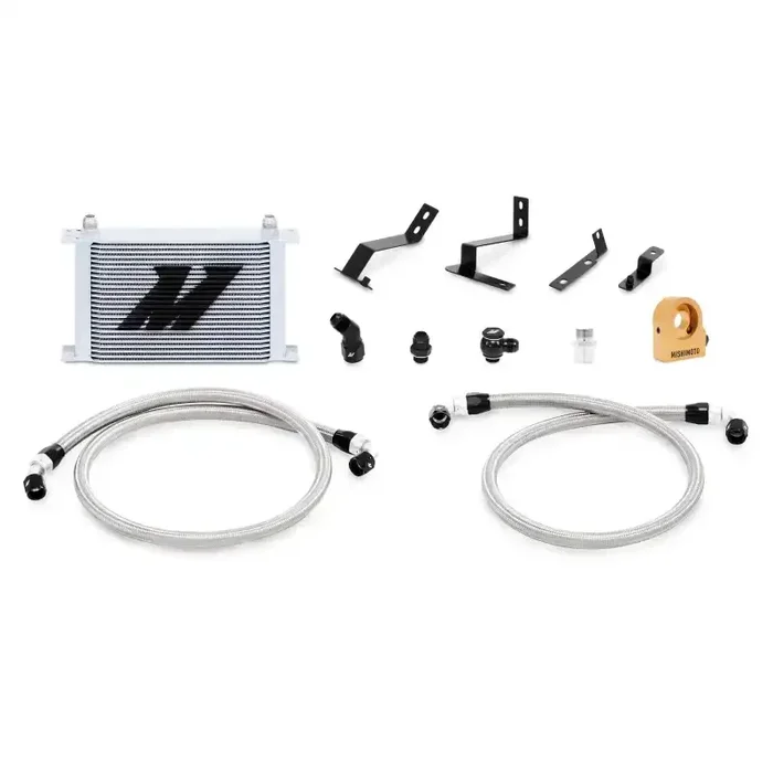 Mishimoto 2016+ Chevy Camaro Oil Cooler Kit w/ Thermostat – Silver