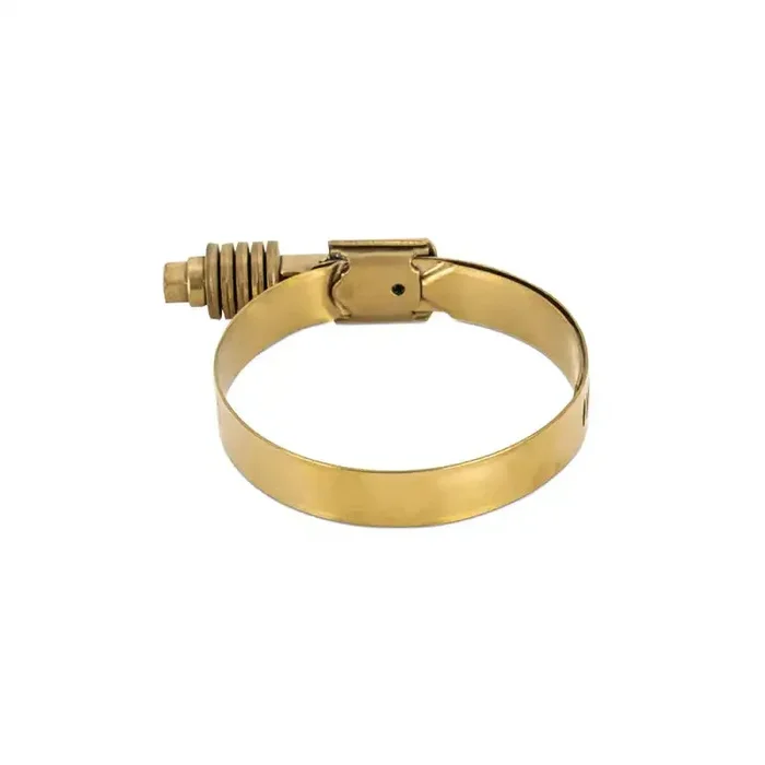 Mishimoto Constant Tension Worm Gear Clamp 1.77in.-2.60in. (45mm-66mm) – Gold