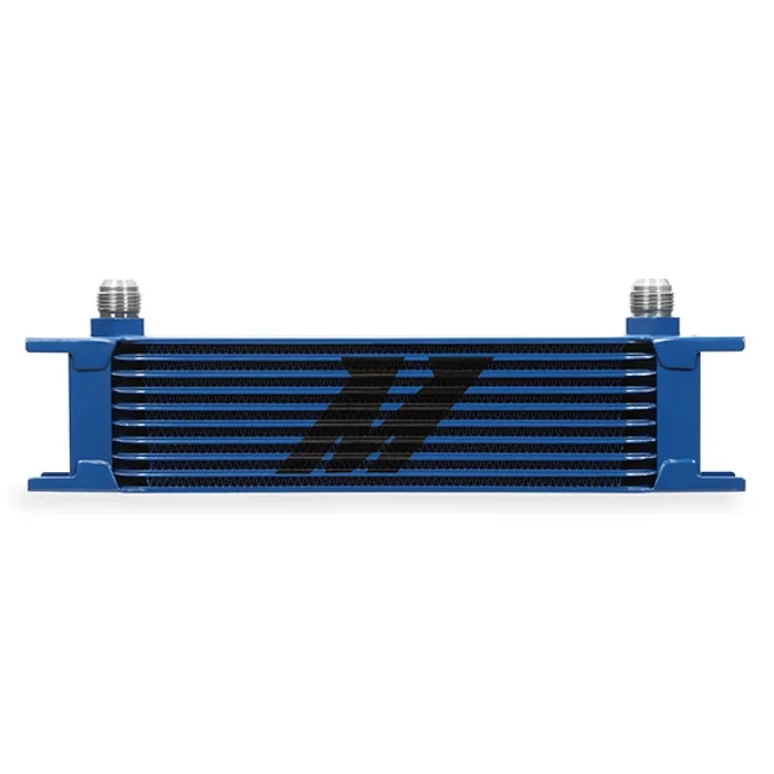 Mishimoto Universal 10 Row Oil Cooler – Blue