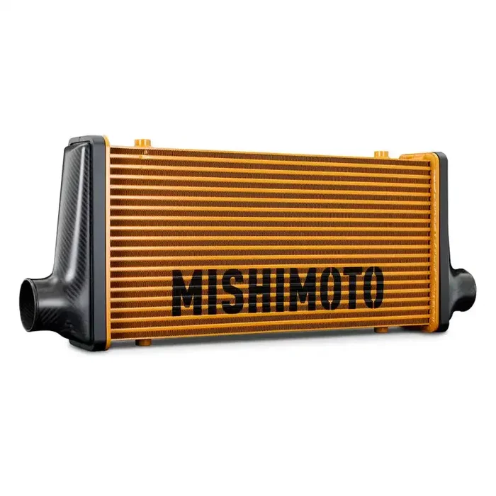 Mishimoto Universal Carbon Fiber Intercooler – Gloss Tanks – 600mm Silver Core – C-Flow – P V-Band