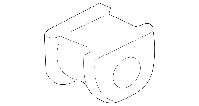 Mitsubishi OEM Rear Stabilizer Bar Bushing | 2008-2015 Mitsubishi Lancer Evolution X (4156A033)