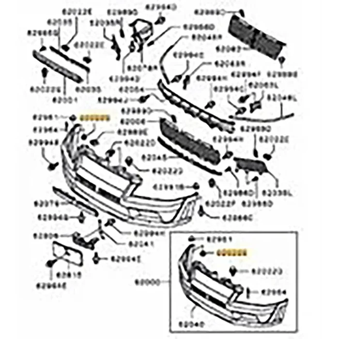Mitsubishi OEM Splash Shield Clip | 2008-2015 Mitsubishi Evo X (MB253964)