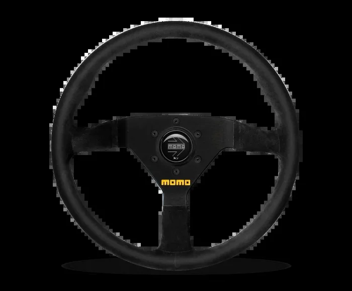 Momo MOD78 Steering Wheel 350 mm – Black Leather/Black Spokes