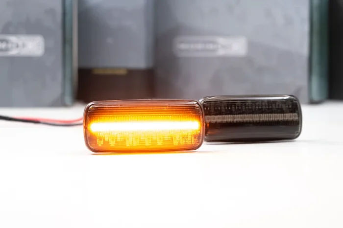 Morimoto Side Marker Lights Dodge Ram HD Dually (2009-2018) XB LED – Front Amber and Rear Red