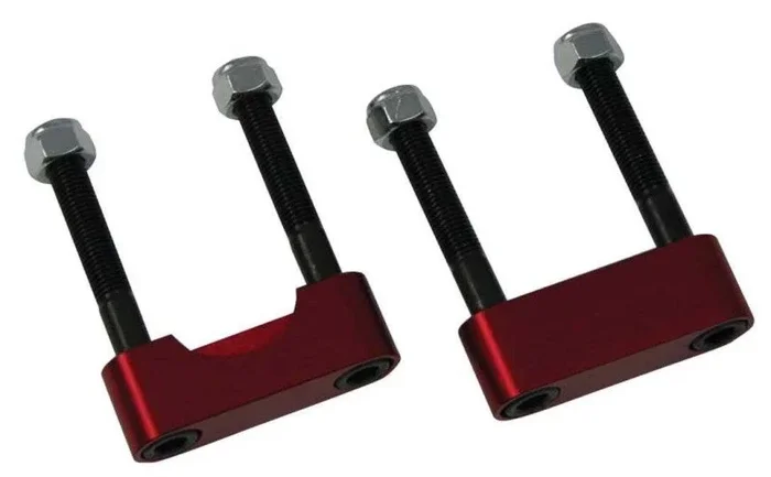 Moroso 65-82 GM 12 Bolt (w/Straps) U-Joint Girdle – Red Anodized – Set