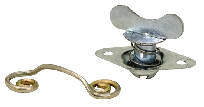 Moroso Quick Fastener – Self Ejecting – Butterfly Head – 5/16in x .500in – Steel – 10 Pack