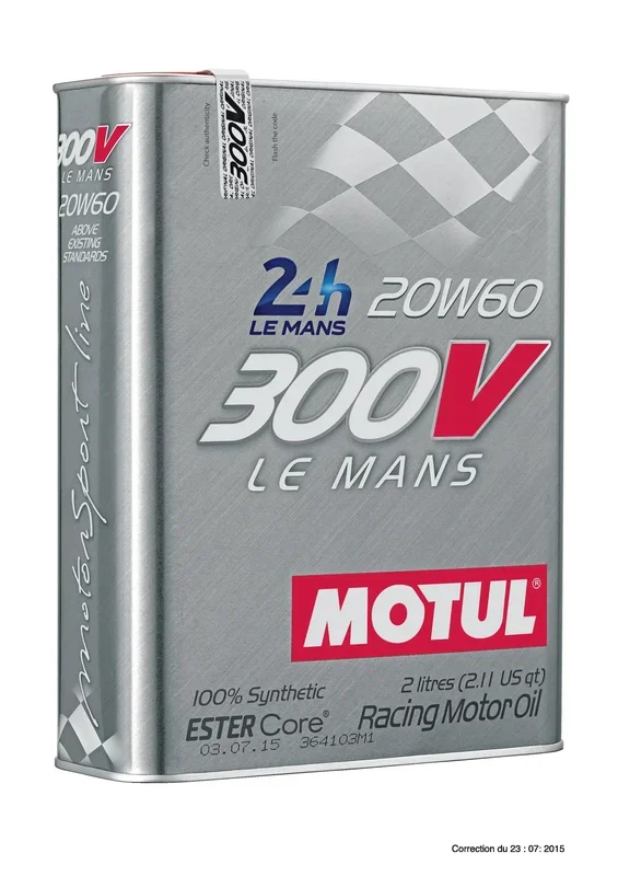 Motul 104245 300V LE MANS 20W60 – 2L Racing Engine Oil
