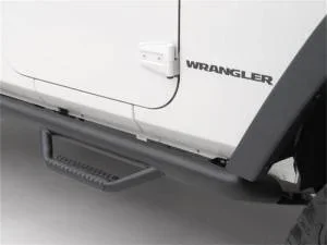 N-Fab Nerf Step 07-11 Jeep Wrangler JK 2 Door All – Tex. Black – W2W – 3in – J0746