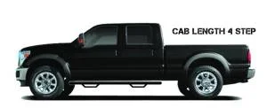 N-Fab Nerf Step 15.5-17 Dodge Ram 1500 Crew Cab – Tex. Black – Cab Length – 3in – D1584CC-TX