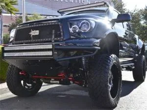 N-Fab RSP Front Bumper 07-13 Toyota Tundra – Gloss Black – Direct Fit LED – T072LRSP