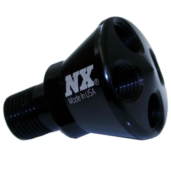 Nitrous Express 4 Port Micro Showerhead Distribution Block – Black