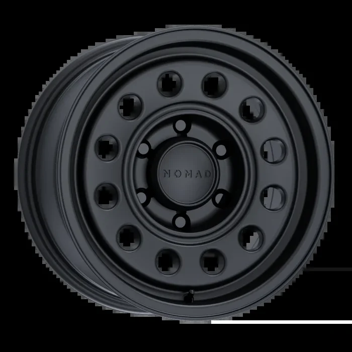 Nomad N501SB Convoy 17×8.5in / 8×165.1 BP / 25mm Offset / 130.81mm Bore – Satin Black Wheel