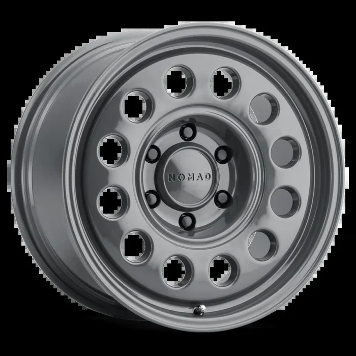 Nomad N501UG Convoy 17×8.5in / 6×139.7 BP / -10mm Offset / 106.1mm Bore – Gloss Grey Wheel