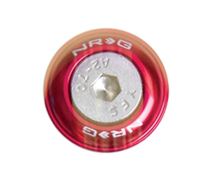 NRG Fender Washer Kit w/Rivets For Metal (Red) – Set of 10