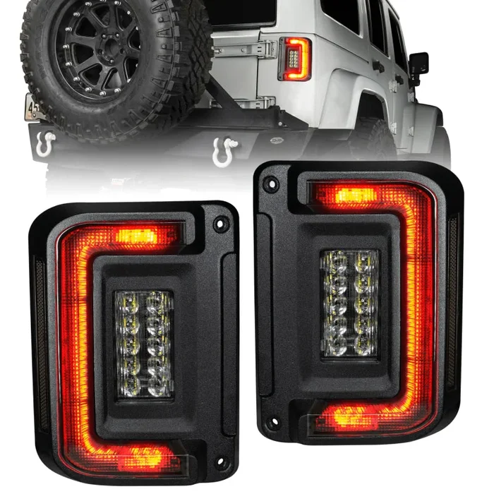 Oracle 07-17 Jeep Wrangler JK Flush Mount LED Tail Lights – Tinted SEE WARRANTY