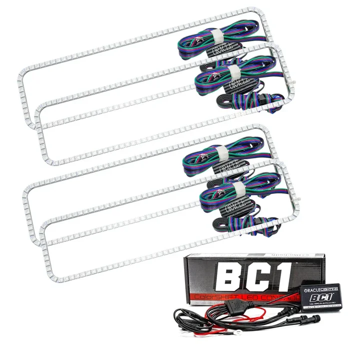 Oracle Chevrolet CK 87-99 Dual Halo Kit – ColorSHIFT w/ BC1 Controller SEE WARRANTY