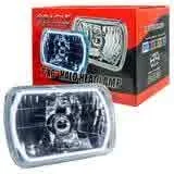 Oracle Headlights Jeep Wrangler YJ (87-95) [7X6 ” H6054 LED Halo] White / Blue / Red / Green / Amber / UV/Purple / ColorSHIFT