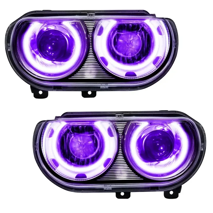 Oracle Lighting 7132-007 SMD Pre-Assembled Headlights, HID Style, UV/Purple