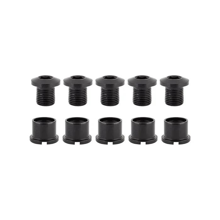 Origin8 Double Chainring Bolts Set Aly Black