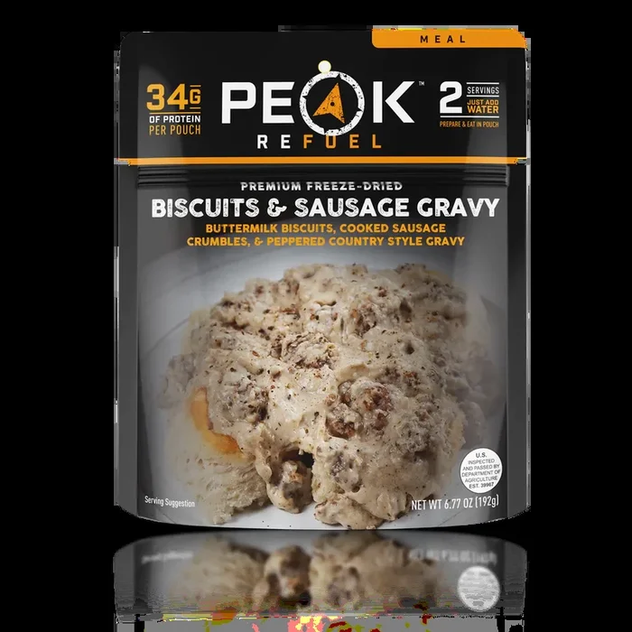 Peak Refuel – Biscuits & Sausage Gravy