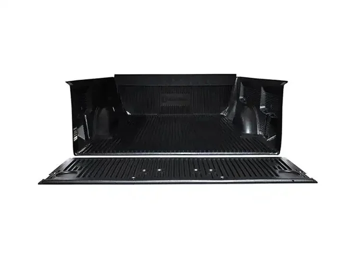 Penda 62019SRX Bed Liner DuraLiner Drop-In Under Rail Black High Density Polyethylene With Tailgate Liner With Tie-Down Plugs Front And Rear Tie-Down Cutouts