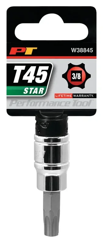 PERFORM TOOL W38845 STAR BIT SOCKET T45