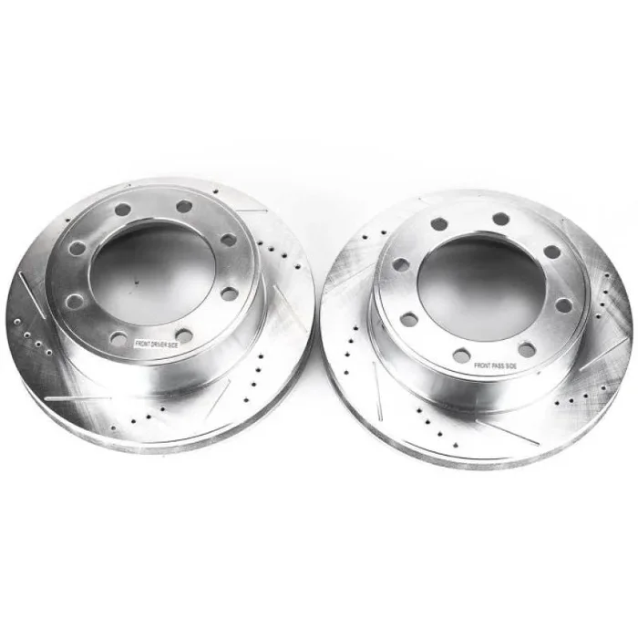 Power Stop 00-05 Ford Excursion Front Evolution Drilled & Slotted Rotors – Pair