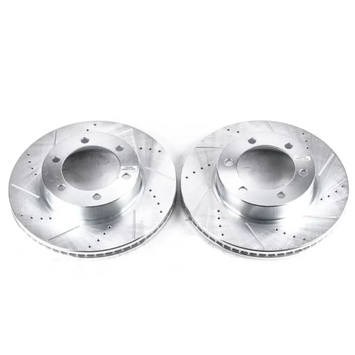 Power Stop 01-07 Toyota Sequoia Front Evolution Drilled & Slotted Rotors – Pair