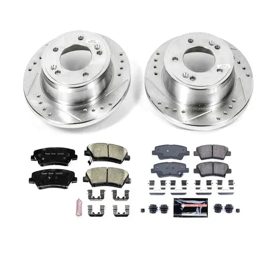 PowerStop Z23 Evolution Audi A6 Quattro (2002-2004) Sport Brake Rotors + Pads – Front or Rear