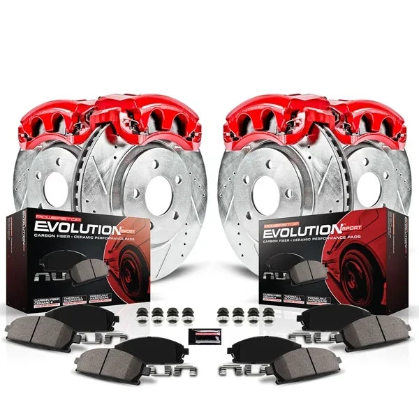PowerStop Z23 Evolution Sport Brake Rotors + Pads Honda Accord Sedan/Coupe 4 Cyl. [Rear Disc] (03-07) Front or Rear