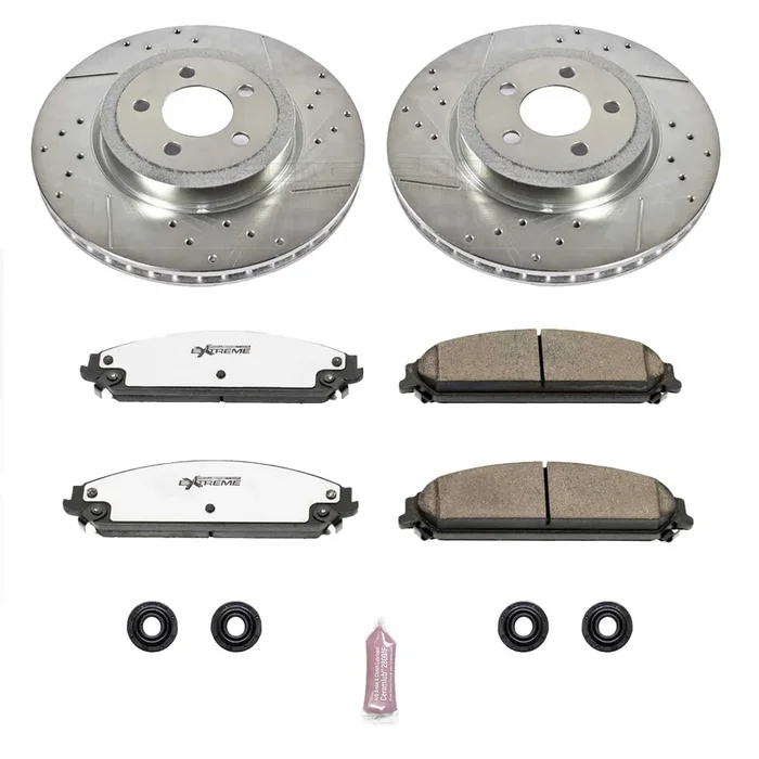 PowerStop Z26 Street Warrior Brake Rotors + Pads Dodge Magnum [Front] (06-08) K2560-26