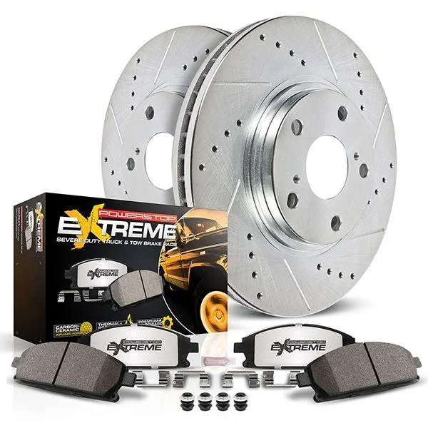 PowerStop Z36 Truck & Tow Brake Rotors + Pads Honda CR-V (05-06) Front