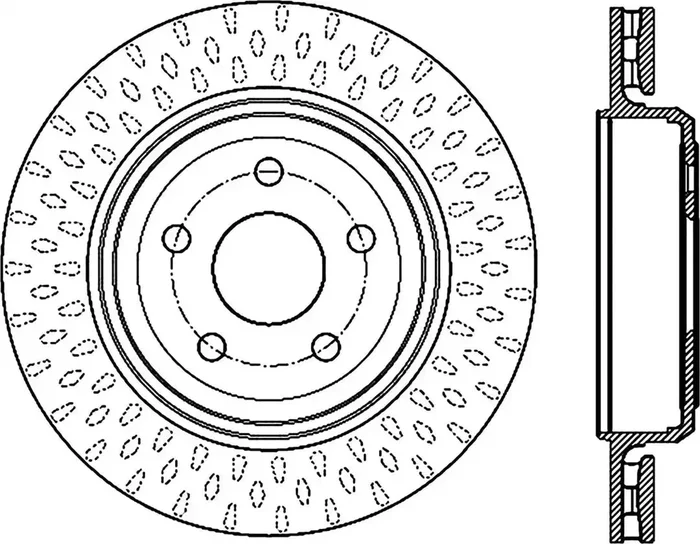 PREMIUM OE DESIGN SLOTTED BRAKE ROT