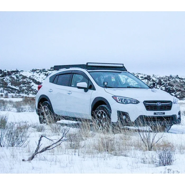Prinsu Roof Rack for 2018-2023 Subaru Crosstrek- Black Powder Coat