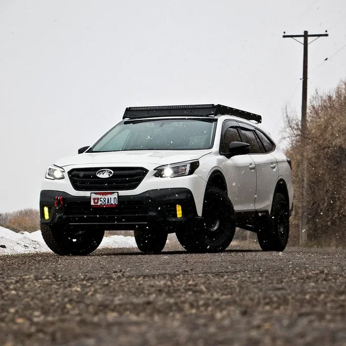 Prinsu Roof Rack for 2020-2024 Subaru Outback- Black Powder Coat
