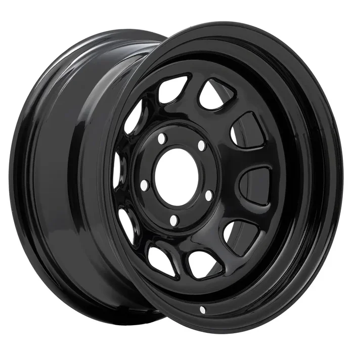 Pro Comp Steel Wheels 51-5185F Series 51 Flat Black 15×10 5×5.5 3.75BS Offset -44mm Cap P/N 1425018