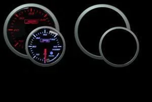 Prosport 52mm Premium Amber / White Electric Boost Gauge (216SMBOSWL270-PK-45.PSI)