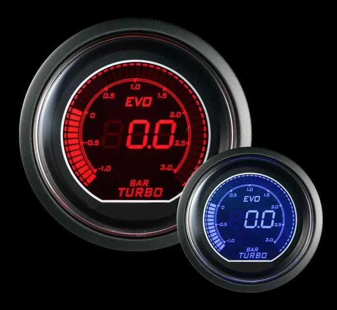 Prosport Evo Metric Series 52mm Boost Gauge (216EVOBO-BAR)