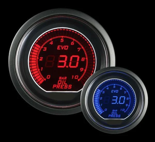 Prosport Evo Metric Series 52mm Oil Pressure Gauge (216EVOEOP-BAR)
