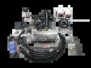 PSC Steering Cylinder Assist Steering Kit Weld On 6.75 AFM Axle 1.625 Tie Rod 07-11 Wrangler 3.8L – SK688R38JP1-6.75W-1.625