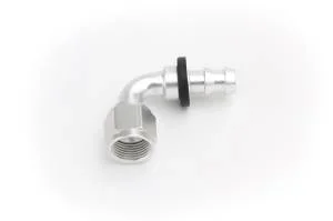 PSC Steering HF-LP908 Fitting, 8 JIC 90 Degree Low Pressure Push Lock PSC Performance Steering Components- DOMAIN