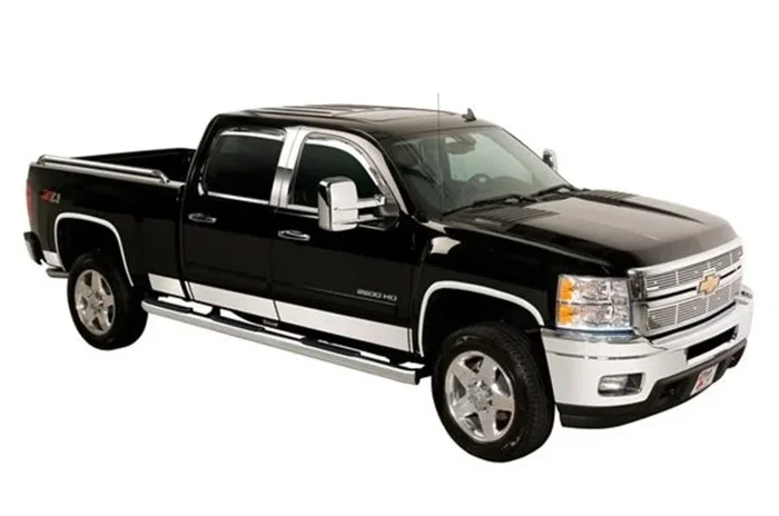 Putco 07-14 Cadillac Escalade – 6in Wide – 8pcs Stainless Steel Rocker Panels