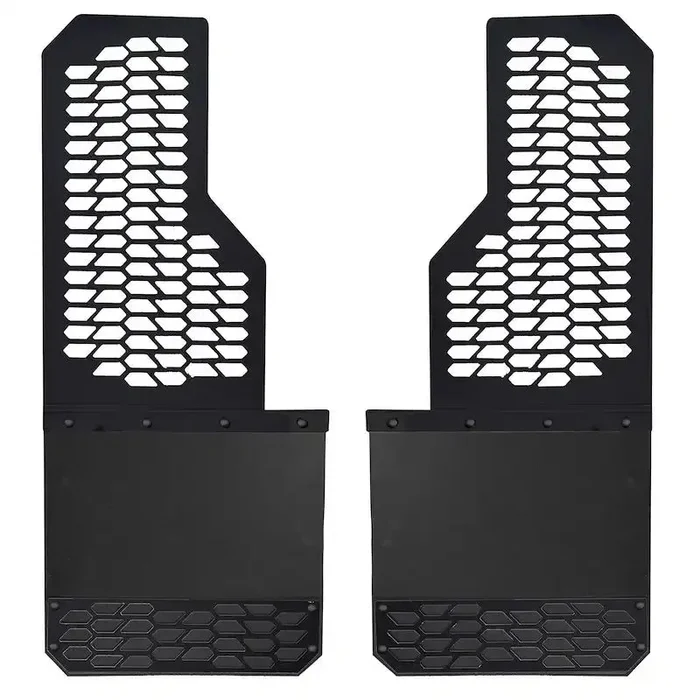 Putco 78220 – Mud Skins Flaps Carbon Black HDPE Features Hex Shield